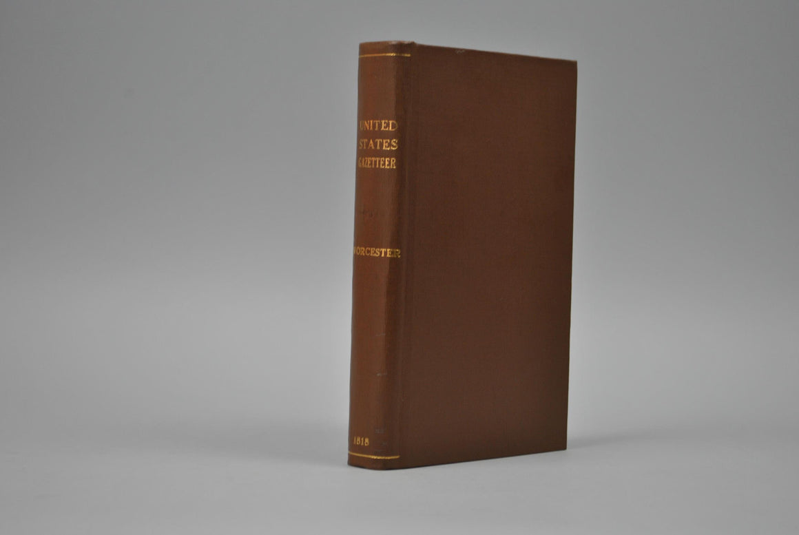 A Gazetteer of the United States by J E Worcester 1818