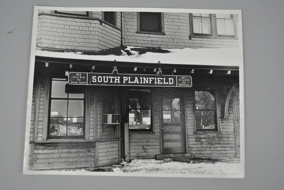 Lehigh Valley Railroad South Plainfield Station Photograph