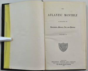Atlantic Monthly Magazine Jan-Jun 1883