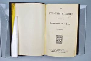 Atlantic Monthly Magazine Jul-Dec 1885