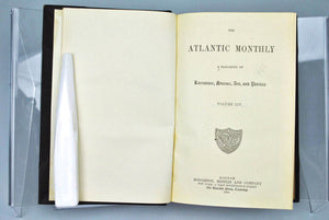 Atlantic Monthly Magazine Jul-Dec 1884