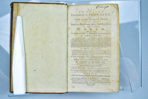 The American Universal Geography Vol I by Jedidiah Morse 1796