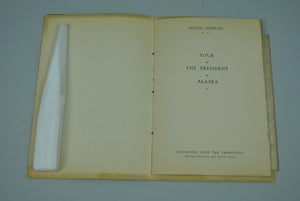 Harding Tour of the President to Alaska Official Itinerary 1923