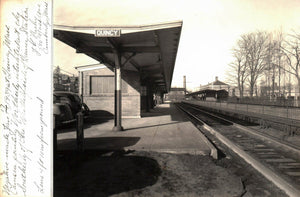 Railroad Station Photograph Quincy Massachusetts  1939
