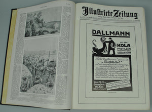 Illustrirte Zeitung German Magazine Bound WWI 1915 Vol II