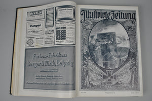 Illustrirte Zeitung German Magazine Bound WWI 1915 Vol I