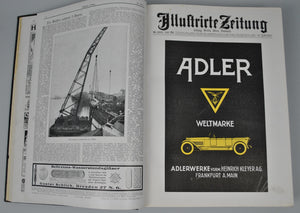 Illustrirte Zeitung German Magazine Bound WWI 1917 Vol II