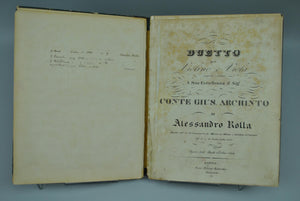 Alessandro Rolla Duetto Per Violino e Viola