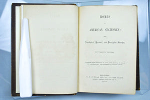 Homes of American Statesmen by Various 1854