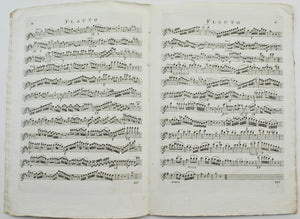 Antique Music Sheet Grand Trio for Piano by Ignace Pleyel c.1800’s J.J.Hummel
