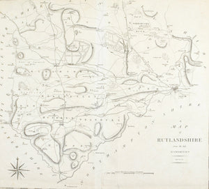 1805 Map of Rutlandshire - Cary