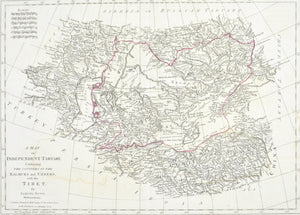 1774 Map of Central Asia - Dunn
