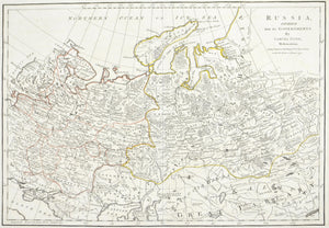 1774 Map of Russia - Dunn