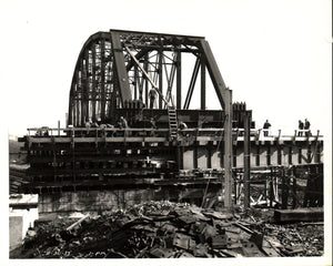 Removing Pennsylvania Railroad Hudson & Manhattan Passover Photo 1937 E