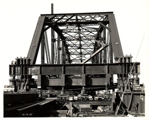 Removing Pennsylvania Railroad Hudson & Manhattan Passover Photo 1937 P