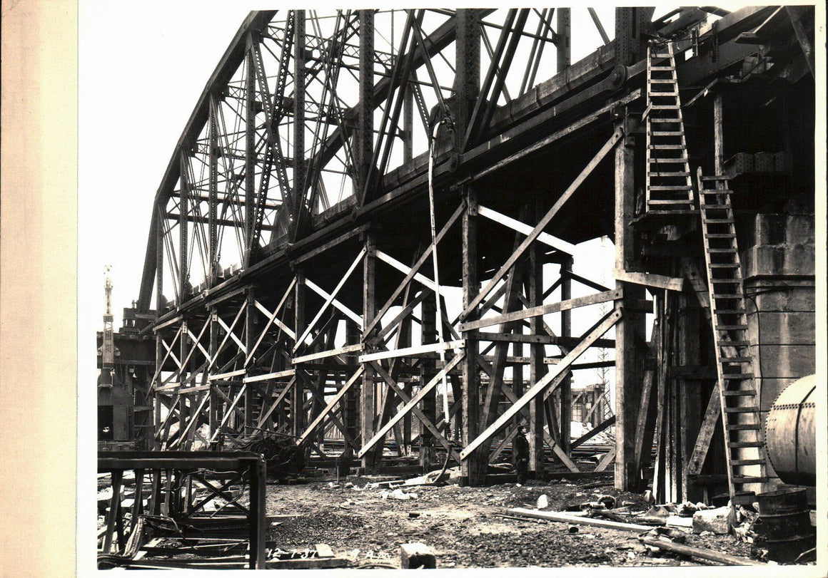 Pennsylvania Railroad Hudson & Manhattan Passover Industrial Photo 1937