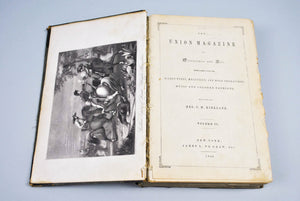 Union Magazine 1848 Edgar Allen Poe & Walt Whitman