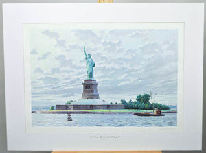 And Crown Thy Good with Brotherhood Print Robert Sticker Statue Of Liberty NYC