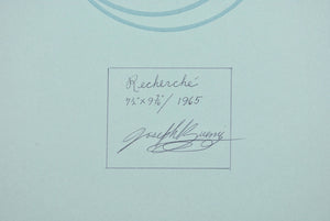 1965 Recherche Photo by Joseph Buemy [Buemi] Signed Rare Elegant Bird 7x9in
