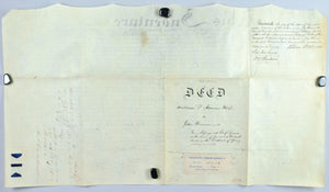 Deed William Altmore to John Heimer 1832 Philadelphia & Reading Railroad