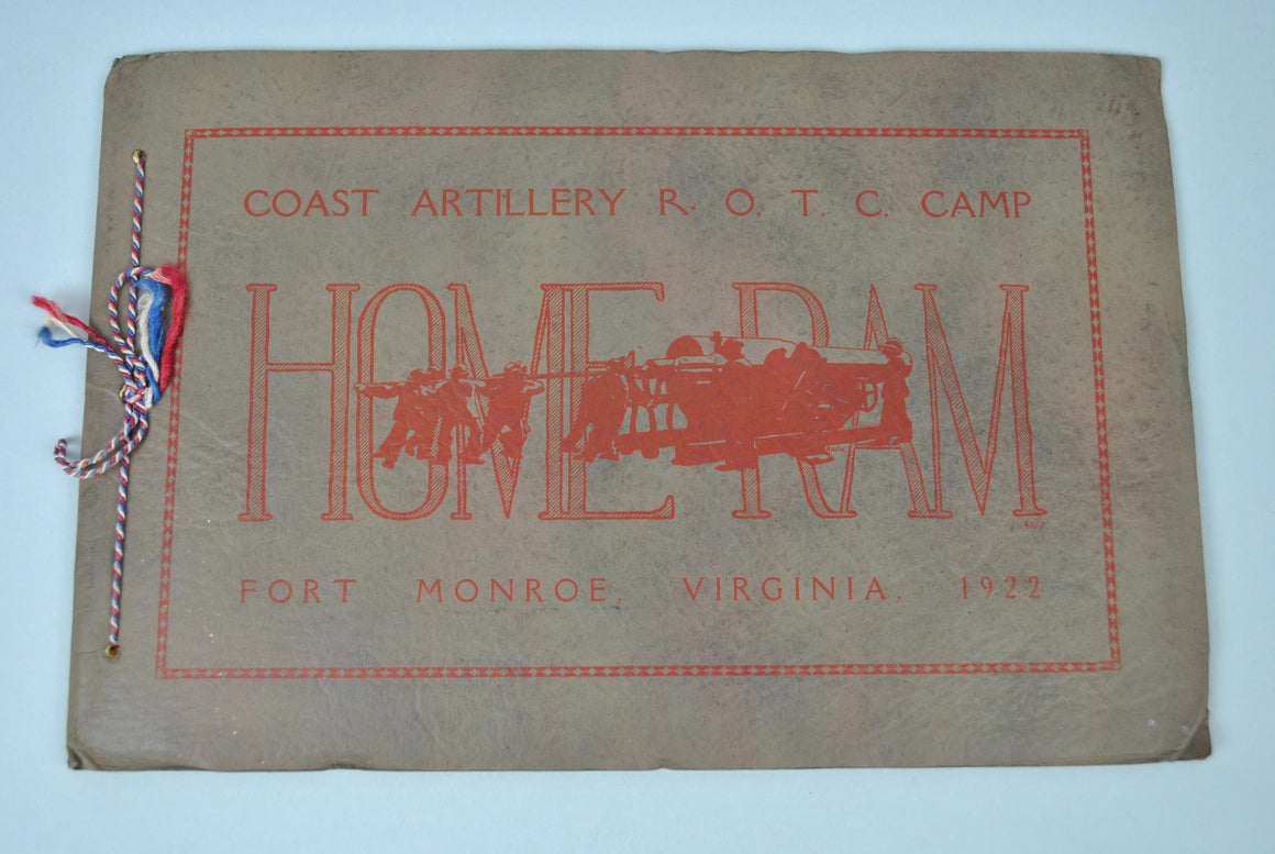 Coast Artillery ROTC Camp Fort Monroe Virginia 1922 Yearbook