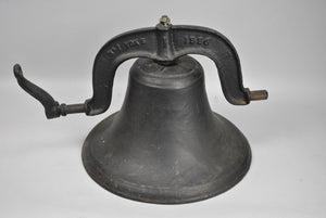 Cast Iron No 1 Yoke School Farm Bell 1886