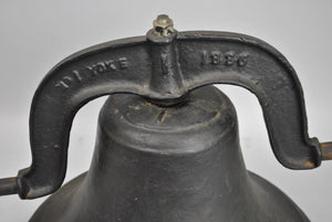 Cast Iron No 1 Yoke School Farm Bell 1886