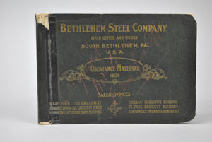 Bethlehem Steel Company Ordance Material 1906 Artillary Coastal Defence Guns