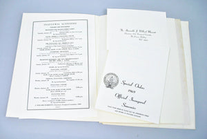Inauguration Invitation Richard Nixon & Spire Agnew 1969