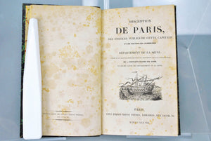 Description de Paris des Edifices Publics de Cette Capitale 1838