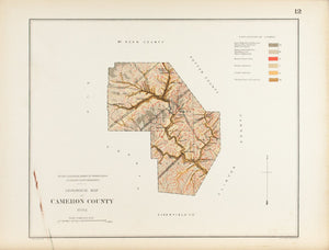 1885 Cameron County Pennsylvania - Lesley