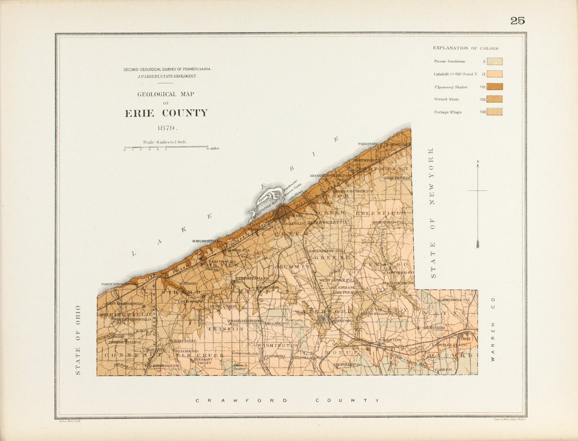1885 Erie County Pennsylvania - Lesley