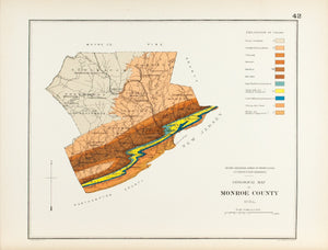 1885 Monroe County Pennsylvania - Lesley