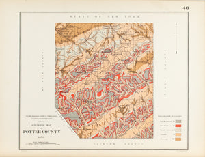 1885 Potter County Pennsylvania - Lesley