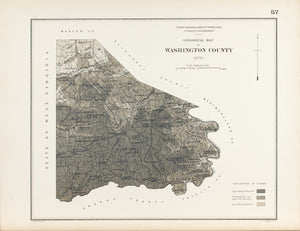 1885 Washington County Pennsylvania - Lesley