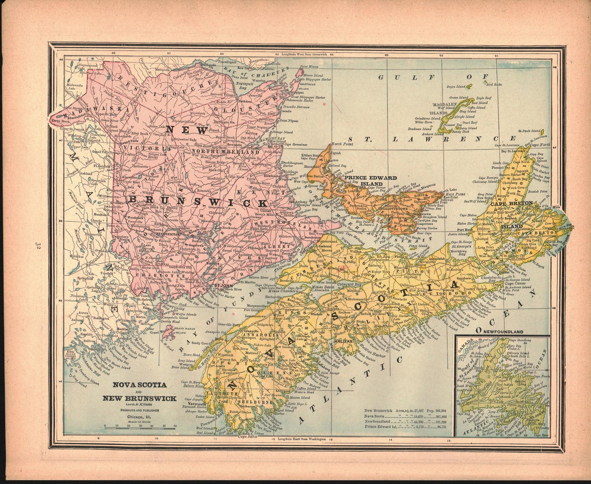 1887 Dominion of Canada - Cram