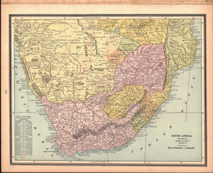 1887 Africa Oceanica Australia - Cram