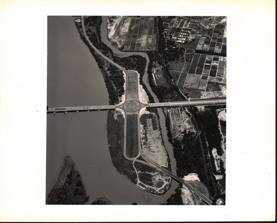 Aerial Photograph Rosslyn Circle Washington DC 1941 Photo