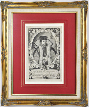 Joannes Schenckius Grafenberg 16th c. Medical Doctor Antique Print Science M.D.
