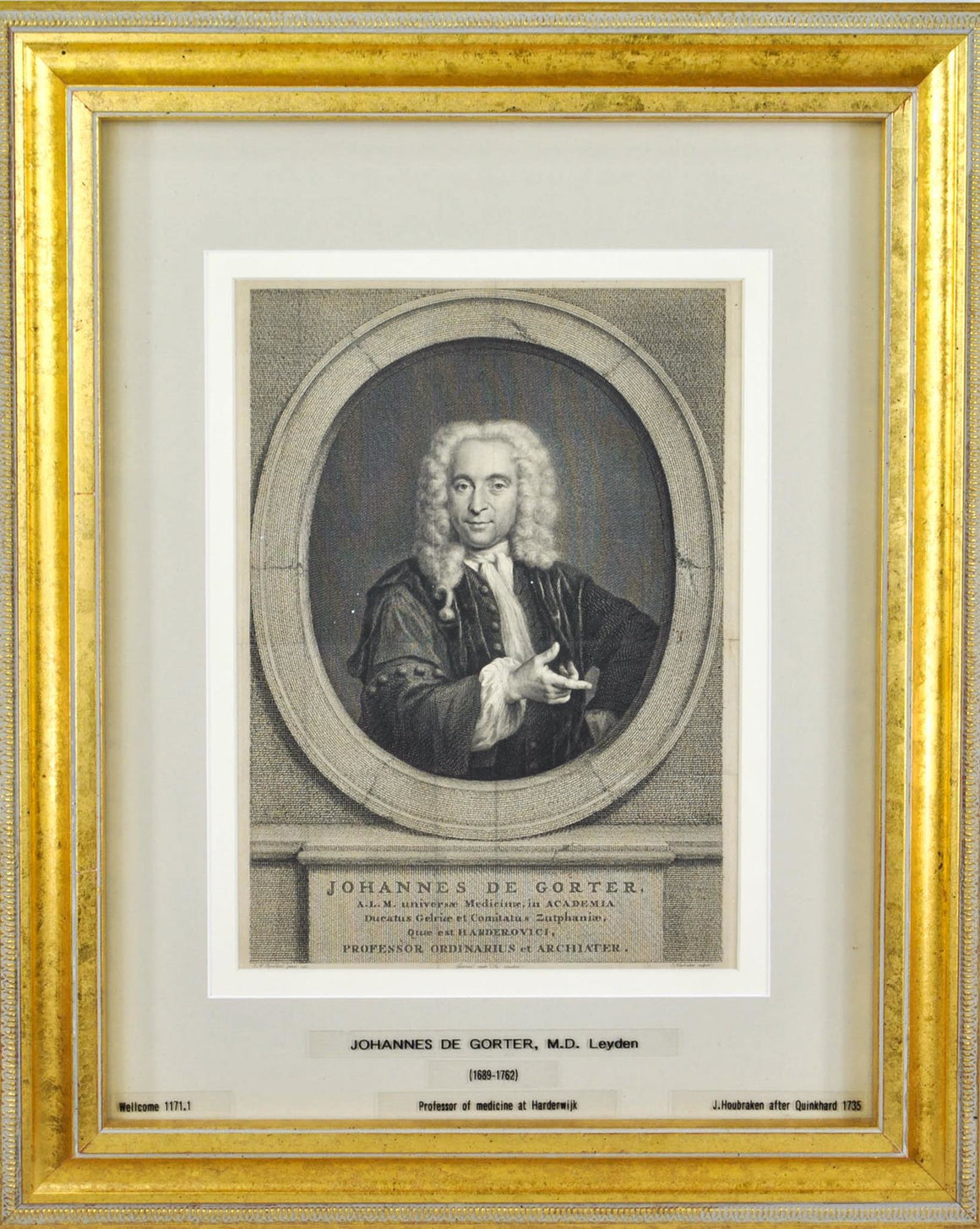 Johannes De Gorter (1689-1762) Antique Doctor Print
