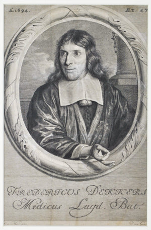 Frederick Dekkers (1648-1720) Antique Doctor Print