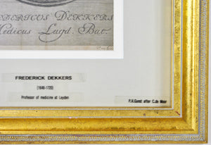 Frederick Dekkers (1648-1720) Antique Doctor Print