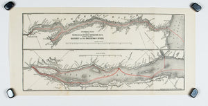 1890 Steamboat Route of the Richelieu & Ontario