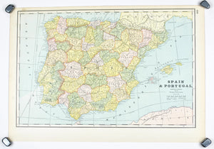 1887 Spain Portugal Denmark - Cram