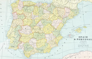 1887 Spain Portugal Denmark - Cram