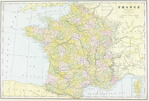 1887 Switzerland & France - Cram