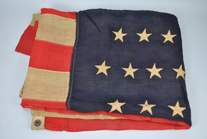 Antique 45 Star United States American Flag 1896 to 1908 Stitched Linen 85x81in