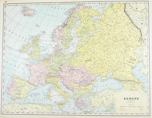 1887 Europe, England & Wales - Cram
