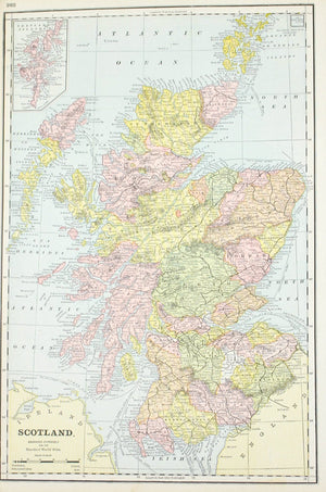 1887 Scotland & Ireland - Cram