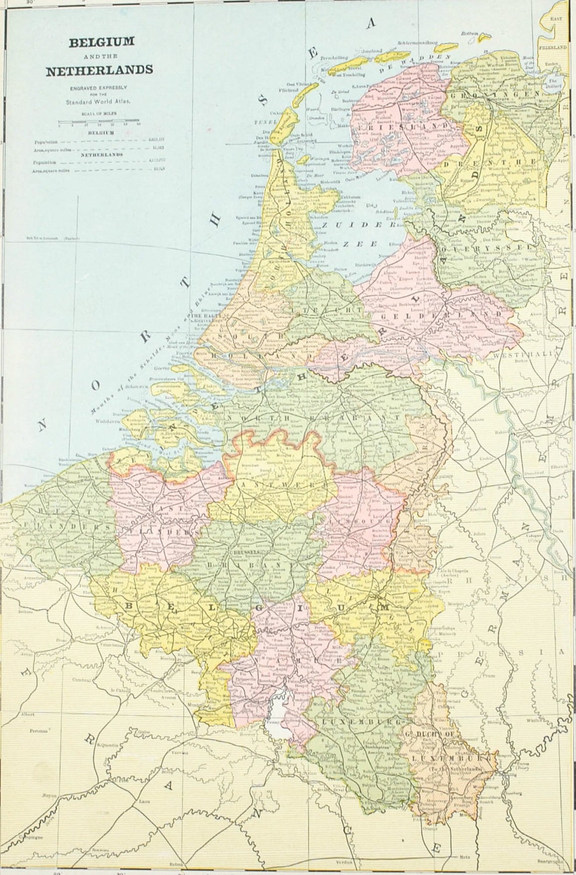 1887 Sweden Norway Belgium Netherlands - Cram